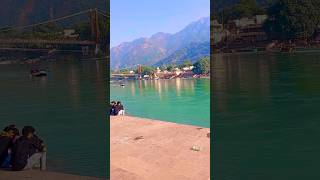 Rishikesh song Rishikesh gangaghat rishikeshadventure riverraftingvlog riverside naturelovers [upl. by Eveneg307]