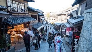 Higashiyama a preserved historic district of Kyoto Japan [upl. by Heber]