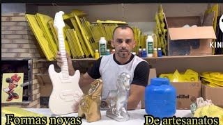 Formas novas de artesanatos para gesso 3D novidades do atacadao das formas [upl. by Donalt]