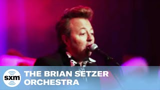 The Brian Setzer Orchestra — Rockin Around the Christmas Tree LIVE  SiriusXM [upl. by Icam578]