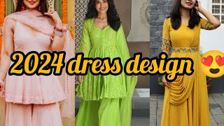 2024 ki new trending dresses party wear dresses 😍।। wedding dressses [upl. by Erdnaxela26]