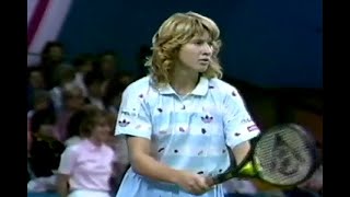 Steffi Graf vs Catarina Lindqvist Brighton 1986 F [upl. by Feldstein61]