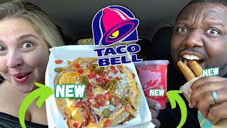 Taco Bell NEW Menu Items Are FIRE Food Review [upl. by Oinolopa]