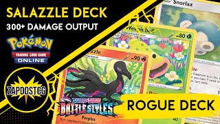 Salazzle Weepinbell Budget Deck WINS against Tier 1 Decks on TCGO Pokemon TCG [upl. by Skardol]