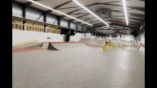 Skatehalle Aurich  Neuer Skatepark 2017 [upl. by Adlesirk]