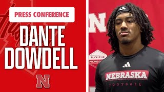 Nebraska RB Dante Dowdell talks Colorado win [upl. by Eicarg]