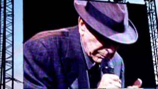 Leonard Cohen  Glastonbury 2008  Hallelujah the original video [upl. by Meece496]