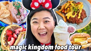 What to Eat at MAGIC KINGDOM 🏰✨ Disney World Food Tour 2024 [upl. by Ruhtua]