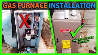 How To Install a Gas Furnace  Complete Process [upl. by Giacomo419]