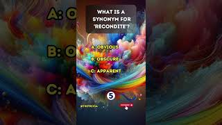 Synonym Trivia Quiz How many can you answer trivia quiz fyp shortz quizgame synonyms foryou [upl. by Siraved]