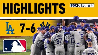 😎🏆 DODGERS GANAN SERIE MUNDIAL 2024  Los Angeles Dodgers 76 New York Yankees  HIGHLIGHTS  MLB [upl. by Ardyth]