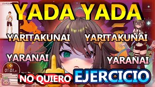 Meica se enoja y hace BERRINCHE para no hacer ejercicios en Ring Fit acaba mal Meica05 vtuber [upl. by Farr98]