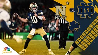 Navy vs Notre Dame  EXTENDED HIGHLIGHTS  8262023  NBC Sports [upl. by Sanoy]