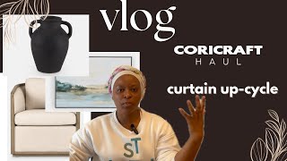 VlogCoricraft haul curtain upcycling MmaMohau roadto10k 🥰 [upl. by Bellanca]