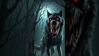 Terrifying Monster Wolf in the Dark  Scary Story for Kids  Haider Kids [upl. by Joell]