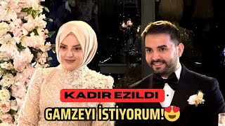 Kadir Ezildi Evlendi 🌸 Eşi Gamze Türkmen kimdir ✨️ [upl. by Yak461]