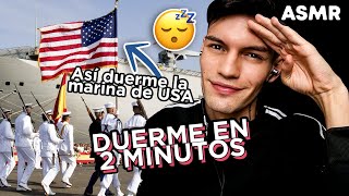 ASMR Español para DORMIR en 2 MINUTOS Método que usa la marina de Us4  ASMR Español  Mol ASMR [upl. by Jempty571]