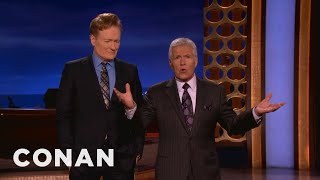 Alex Trebek Has Gone Insane Trebeks Revenge  CONAN on TBS [upl. by Chap873]