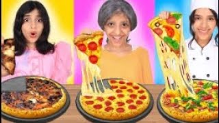 Shafa VS Soso pizza challenge wow  shafa show Urdu SUBSCRIBE [upl. by Opal]