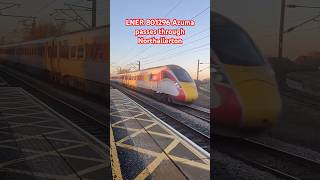 LNER Class 801296 Azuma Pride Livery passes through Northallerton lner train pride britishrail [upl. by Fesuoy]