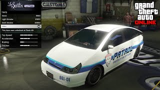 GTA Online  Karin Dilettante Merryweather Security Patrol Customization [upl. by Jac]