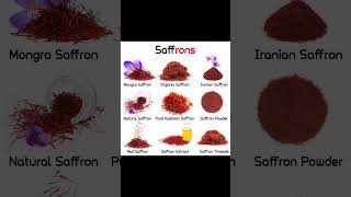 Types of saffrons saffron viralvideo viralshorts [upl. by Champaigne]