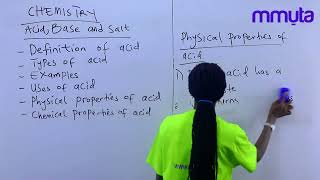 Acid base and salt lesson 2 [upl. by Bridwell985]