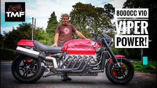 8 Litre V10 Viper powered motorcycle and much more with Allen Millyard  Part 1 of 2 [upl. by Annodas]