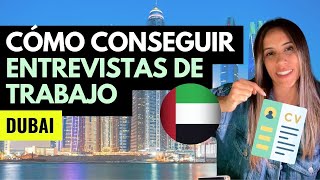 CONSEGUIR TRABAJO EN DUBAI 2024 Tips [upl. by Elleved]