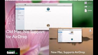 AirDrop for Macs How to activate fix and use AirDrop on any Apple Mac computer running Lion OS X [upl. by Anev]