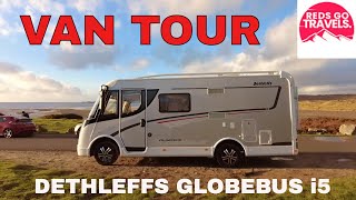 our luxury new Dethleffs Globebus motorhome tour [upl. by Tyrus44]