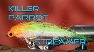 Fly Tying Killer Parrot Streamer [upl. by Eudoxia]