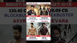 Janatha Garage Vs Jai Lava Kusha Vs Asvr Vs Devara Movie Comparison  Box Office Collection shorts [upl. by Nedloh]