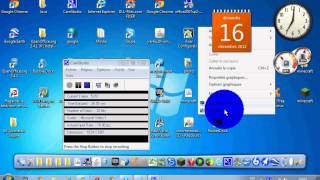 TUTO Comment avoir lhorloge sur le bureau Windows  Mac  Vista  XP et 7 [upl. by Nollad]