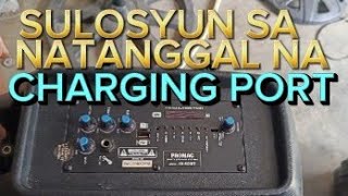 SULOSYUN SA NATANGGAL NA CHARGING PORT NG BLUETOOTH SPEAKER  Koyz Repair amp Tutorial [upl. by Eph]