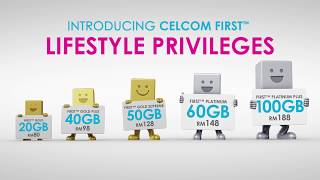 Get amazing privileges with Celcom First™ plans [upl. by Aiset]