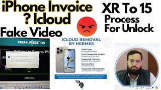 Iphone Icloud Unlock Permanent Rules  Fake 😠 Invoice Method Faild All Fake Video [upl. by Akcir]