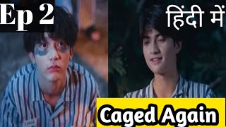 Caged Again Ep 2 Hindi ExplanationNew Thai BL series Hindi dubbed blseries [upl. by Ayana490]