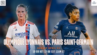 Lyon vs PSG  UEFA Women’s Champions League Semifinal First Leg Full Match [upl. by Haily]