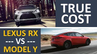 Tesla Model Y vs Lexus RX Hybrid SUV 5 Year Ownership Cost Comparison [upl. by Loux]