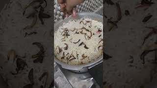 mushroom dum biryani  jayasparivaar  vlogs diml cooking  mushroombiriyani [upl. by Mok]