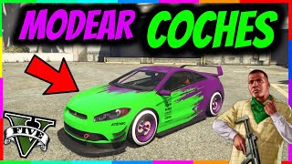 COMO MODEAR COCHES en GTA 5 Modo Historia PINTURAS EXCLUSIVAS Muy Fácil y Rápido [upl. by Nwahsauq]