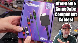 FINALLY An Affordable Nintendo GameCube Component Cable RetroBit Retro Prism Review [upl. by Eedissac]