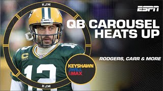 The NFL QB carousel is now at FEVER PITCH 🔥  KJM [upl. by Hobard]