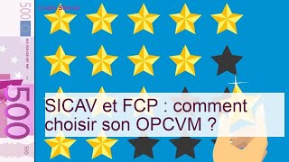 SICAV et FCP  comment choisir son OPCVM [upl. by Jewett]