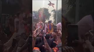 navneet rana pushpa style rally gavran90 ABPNews abplive abpmajhatv navneet [upl. by Sina]