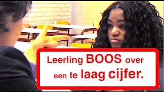 LEERLING BOOS OVER LAAG CIJFER [upl. by Obala]