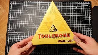 Unboxing Toblerone Chocolate ASMR [upl. by Reeva395]