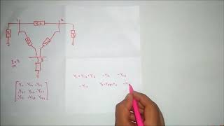 How to find bus admittance matrix in power system analysis in hindi [upl. by Nahta]