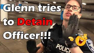 Glenn Cerio tries to Detain Officer [upl. by Ienttirb]